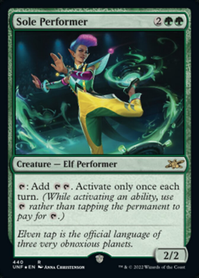 Sole Performer (Galaxy Foil) [Unfinity] | L.A. Mood Comics and Games