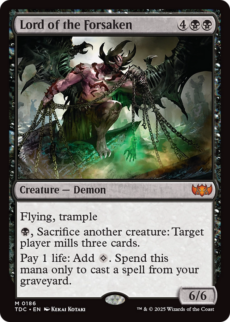 Lord of the Forsaken [Tarkir: Dragonstorm Commander] | L.A. Mood Comics and Games