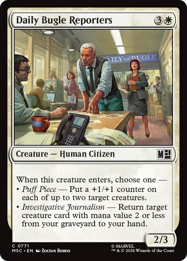 Daily Bugle Reporters [Marvel Super Heroes Commander] | L.A. Mood Comics and Games