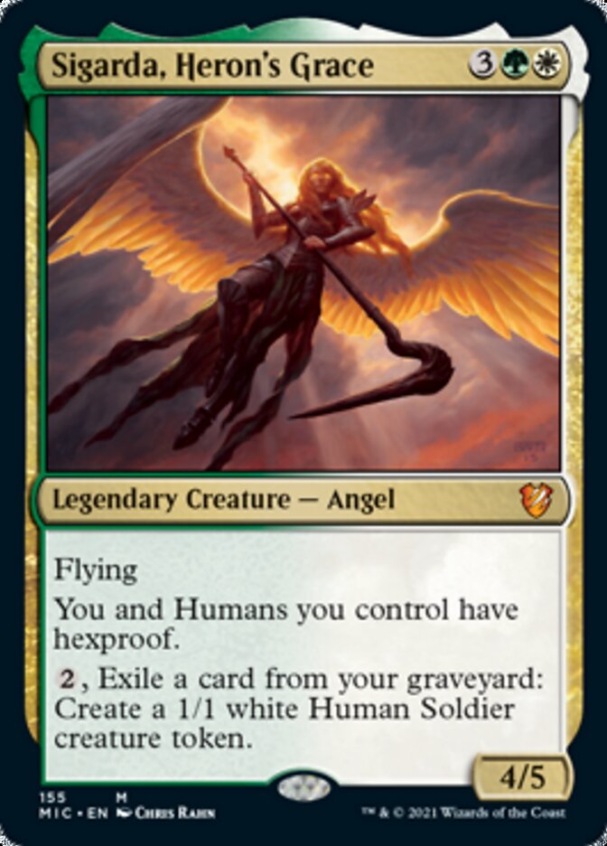 Sigarda, Heron's Grace [Innistrad: Midnight Hunt Commander] | L.A. Mood Comics and Games