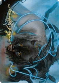 Bind the Monster Art Card (Gold-Stamped Signature) [Kaldheim Art Series] | L.A. Mood Comics and Games