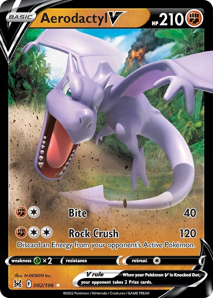 Aerodactyl V (092/196) [Sword & Shield: Lost Origin] | L.A. Mood Comics and Games