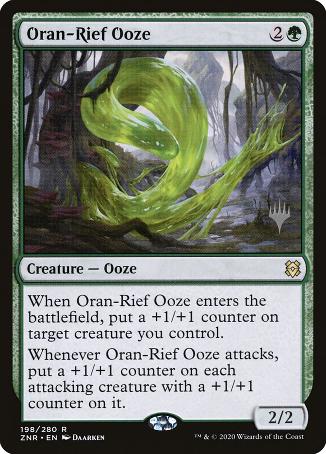 Oran-Rief Ooze (Promo Pack) [Zendikar Rising Promos] | L.A. Mood Comics and Games