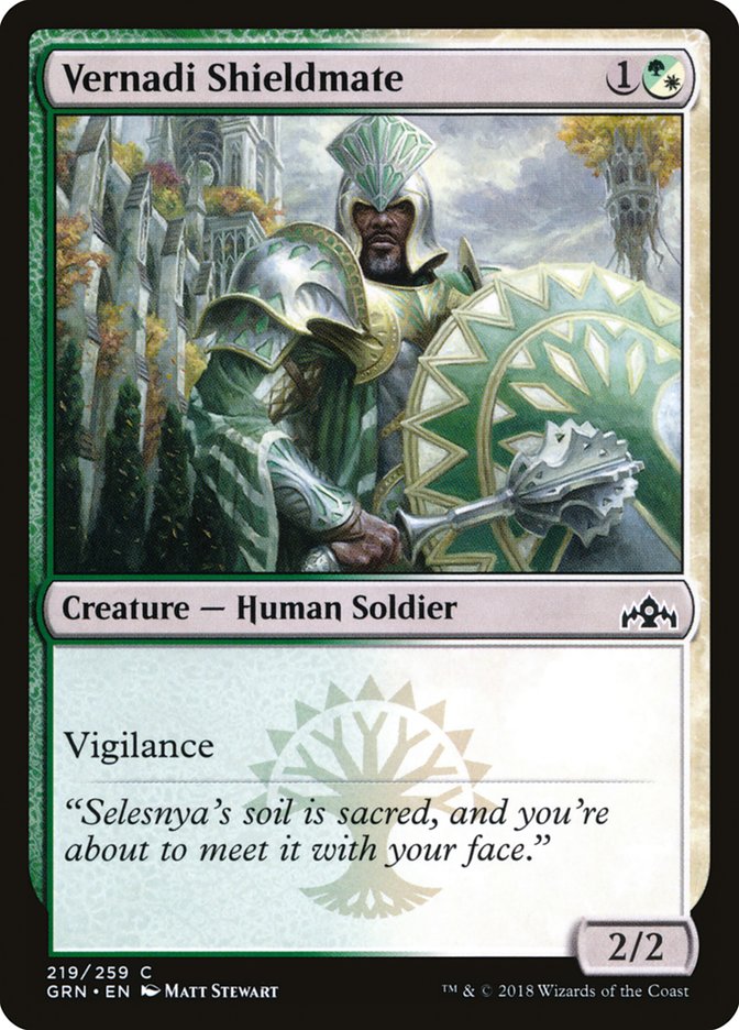 Vernadi Shieldmate [Guilds of Ravnica] | L.A. Mood Comics and Games