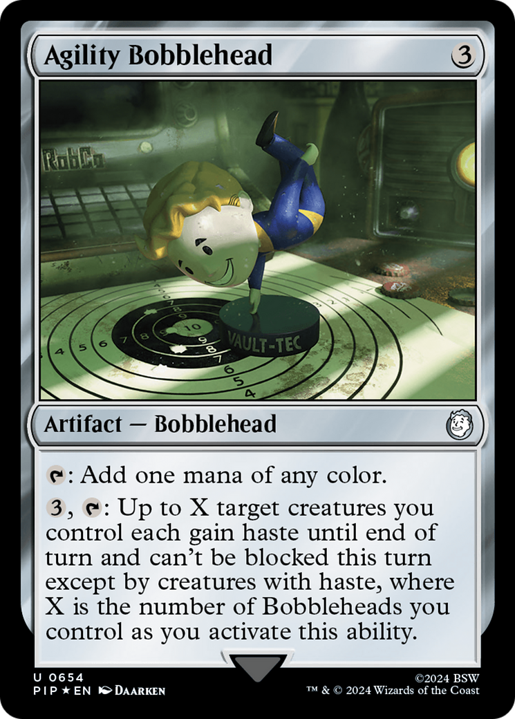 Agility Bobblehead (Surge Foil) [Fallout] | L.A. Mood Comics and Games
