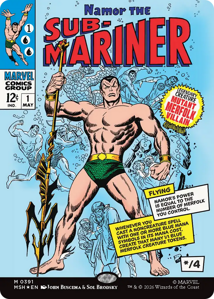 Namor the Sub-Mariner (Borderless) (0391) [Marvel Super Heroes] | L.A. Mood Comics and Games