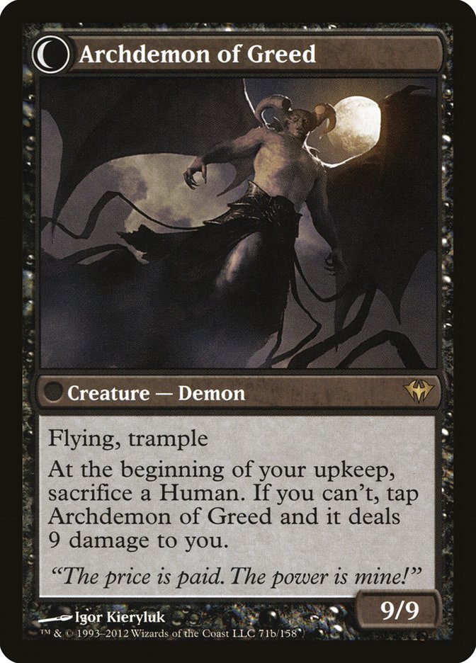 Ravenous Demon // Archdemon of Greed [Dark Ascension] | L.A. Mood Comics and Games