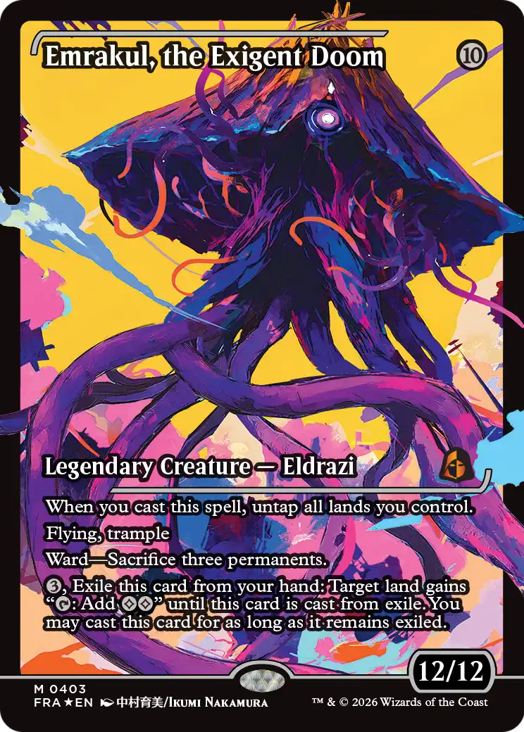 Emrakul, the Exigent Doom (Showcase) [Reality Fracture] | L.A. Mood Comics and Games