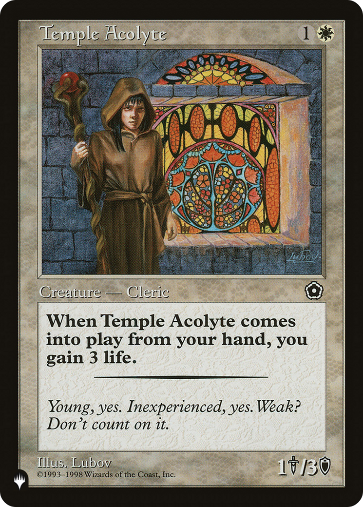 Temple Acolyte [The List Reprints] | L.A. Mood Comics and Games