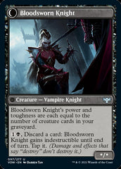 Bloodsworn Squire // Bloodsworn Knight [Innistrad: Crimson Vow] | L.A. Mood Comics and Games