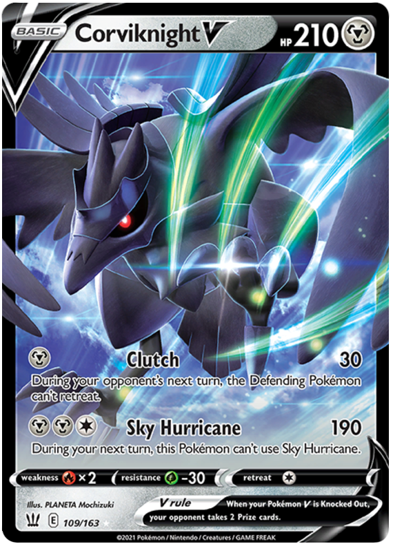 Corviknight V (109/163) [Sword & Shield: Battle Styles] | L.A. Mood Comics and Games