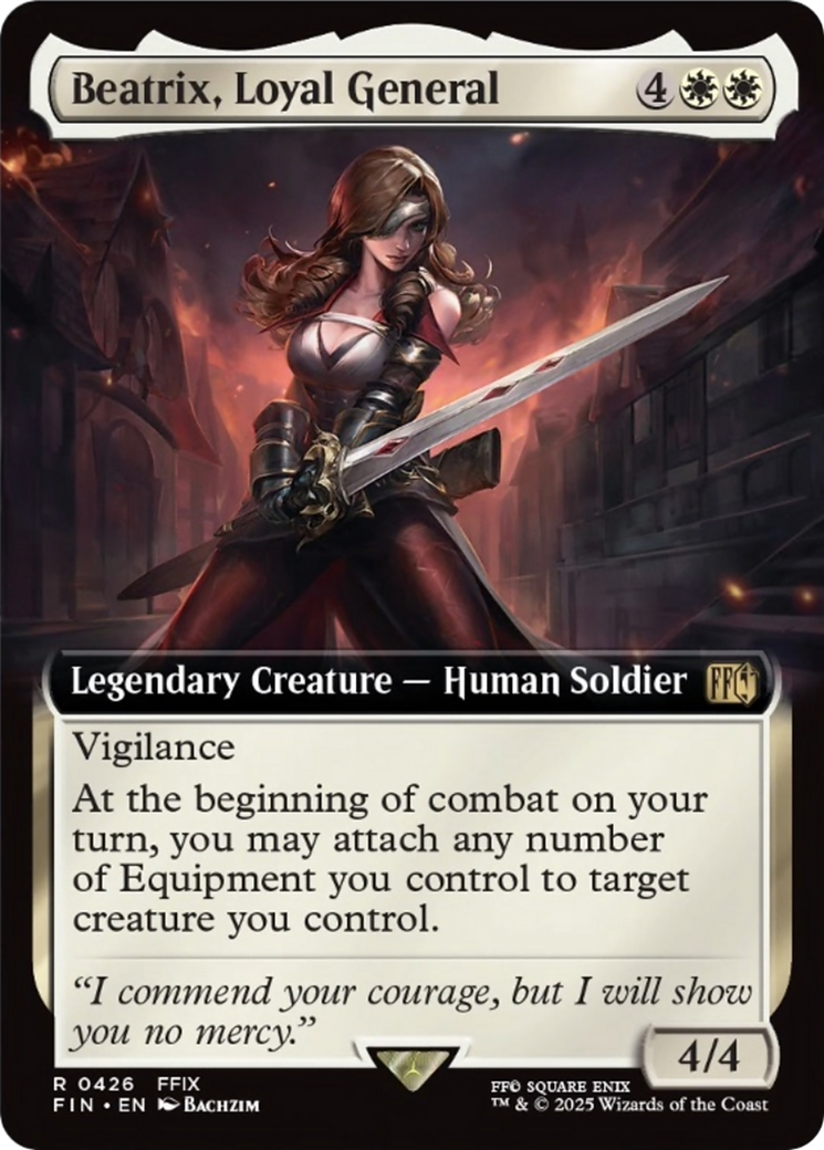 Beatrix, Loyal General (Extended Art) [FINAL FANTASY] | L.A. Mood Comics and Games