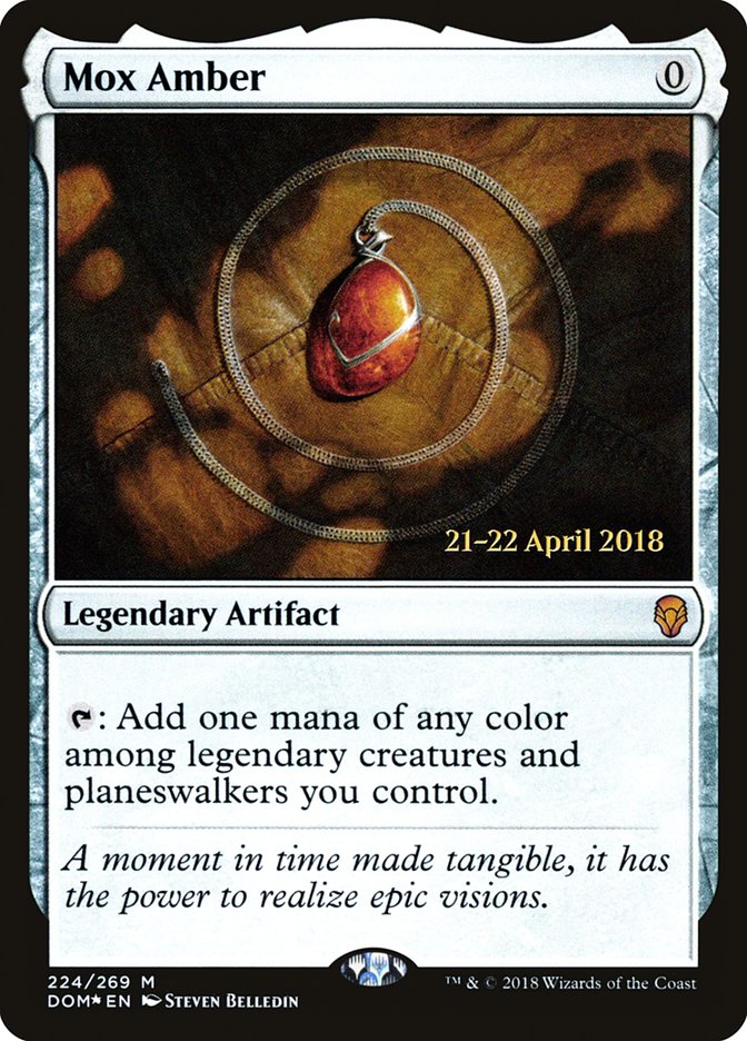 Mox Amber [Dominaria Prerelease Promos] | L.A. Mood Comics and Games