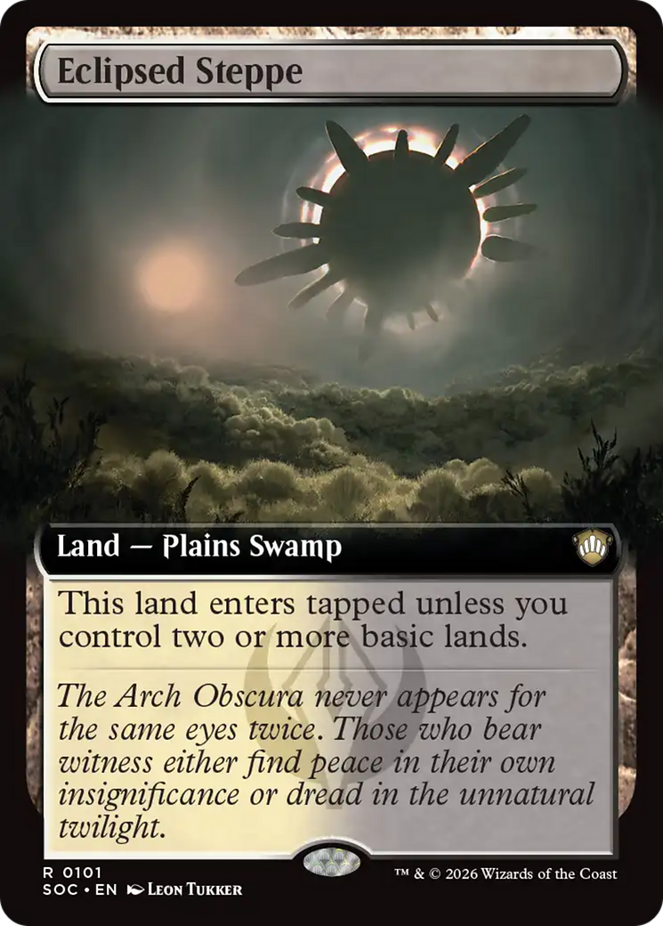 Eclipsed Steppe (Extended Art) [Secrets of Strixhaven Commander] | L.A. Mood Comics and Games
