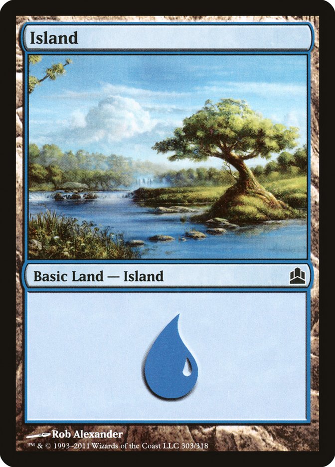 Island (303) [Commander 2011] | L.A. Mood Comics and Games