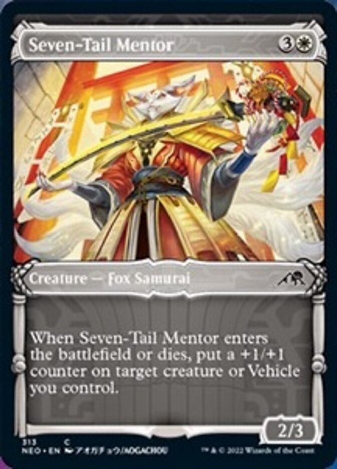 Seven-Tail Mentor (Showcase Samurai) [Kamigawa: Neon Dynasty] | L.A. Mood Comics and Games