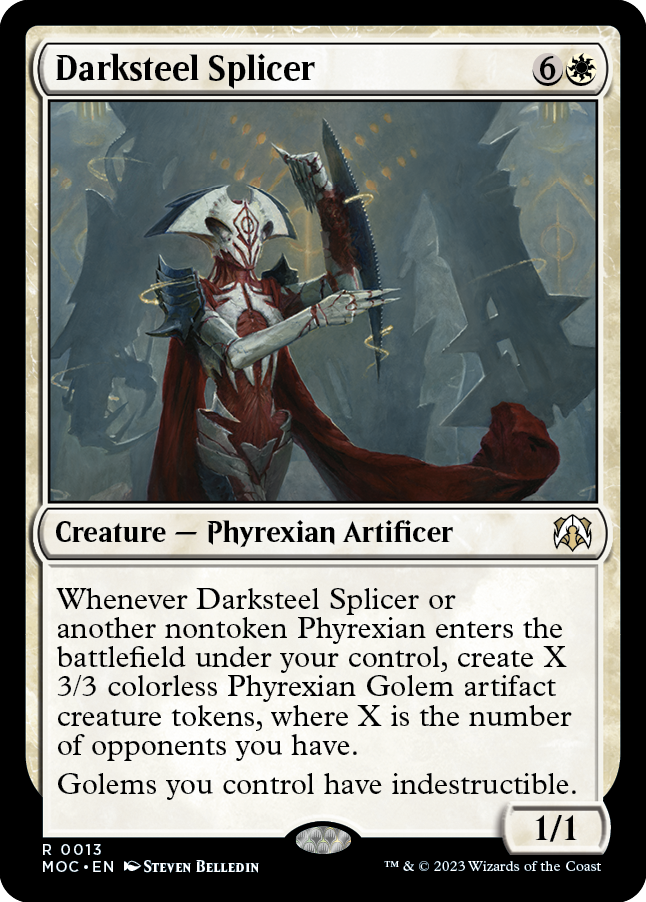 Darksteel Splicer [March of the Machine Commander] | L.A. Mood Comics and Games