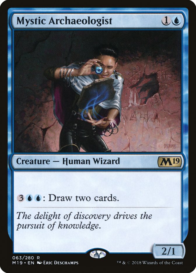 Mystic Archaeologist [Core Set 2019] | L.A. Mood Comics and Games