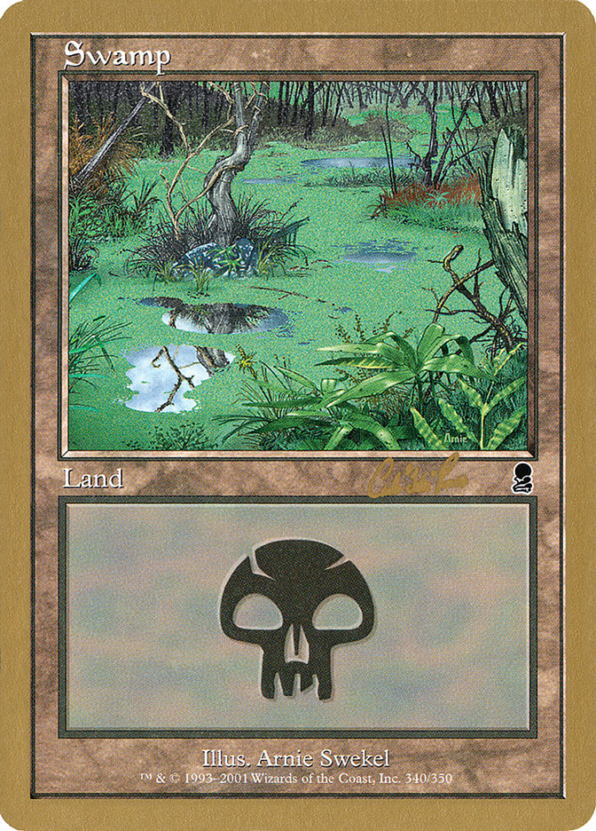 Swamp (cr340) (Carlos Romao) [World Championship Decks 2002] | L.A. Mood Comics and Games