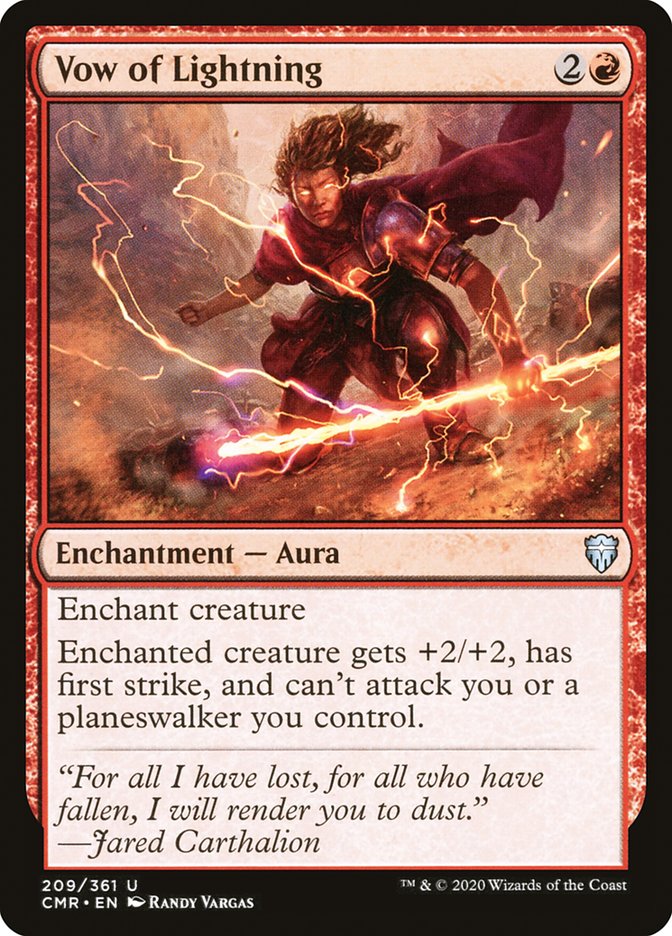 Vow of Lightning [Commander Legends] | L.A. Mood Comics and Games