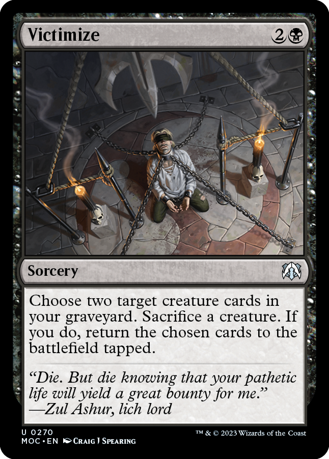 Victimize [March of the Machine Commander] | L.A. Mood Comics and Games