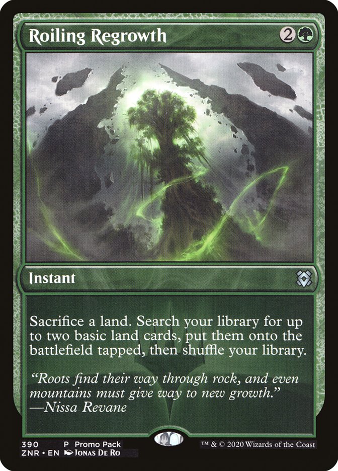 Roiling Regrowth (Promo Pack) [Zendikar Rising Promos] | L.A. Mood Comics and Games