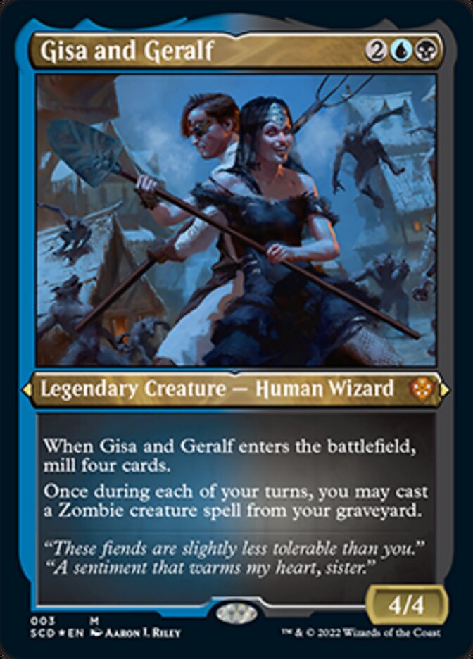 Gisa and Geralf (Foil Etched) [Starter Commander Decks] | L.A. Mood Comics and Games