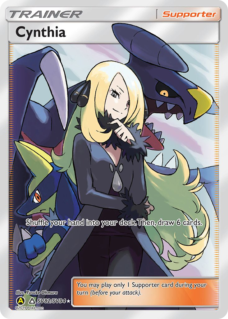 Cynthia (SV82/SV94) [Sun & Moon: Hidden Fates - Shiny Vault] | L.A. Mood Comics and Games