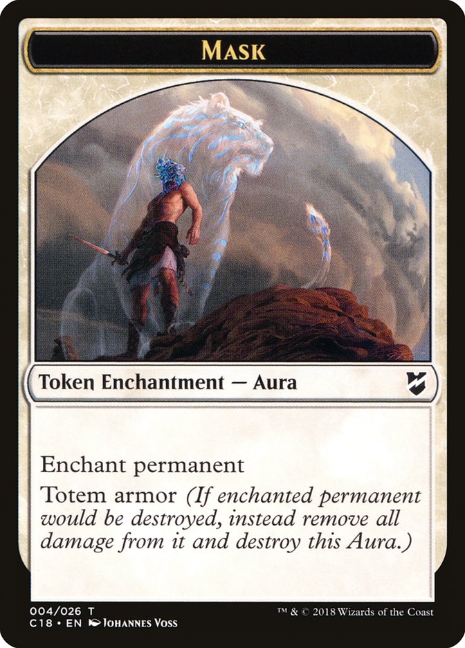 Mask Token [Commander 2018 Tokens] | L.A. Mood Comics and Games