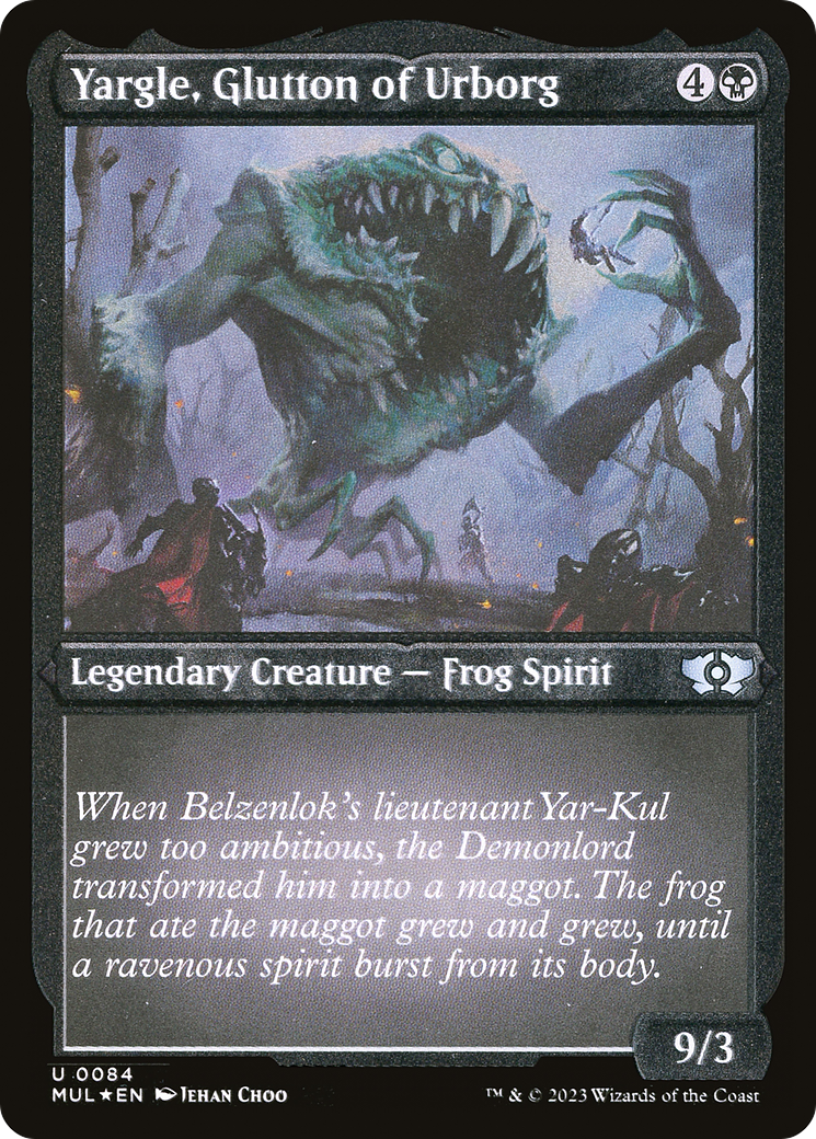 Yargle, Glutton of Urborg (Foil Etched) [Multiverse Legends] | L.A. Mood Comics and Games
