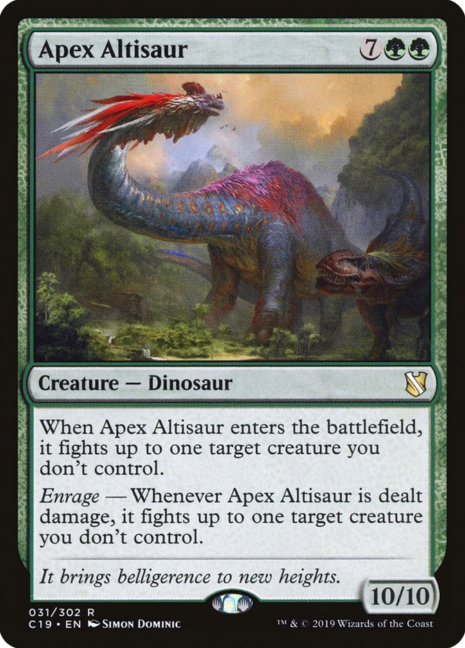 Apex Altisaur [Commander 2019] | L.A. Mood Comics and Games