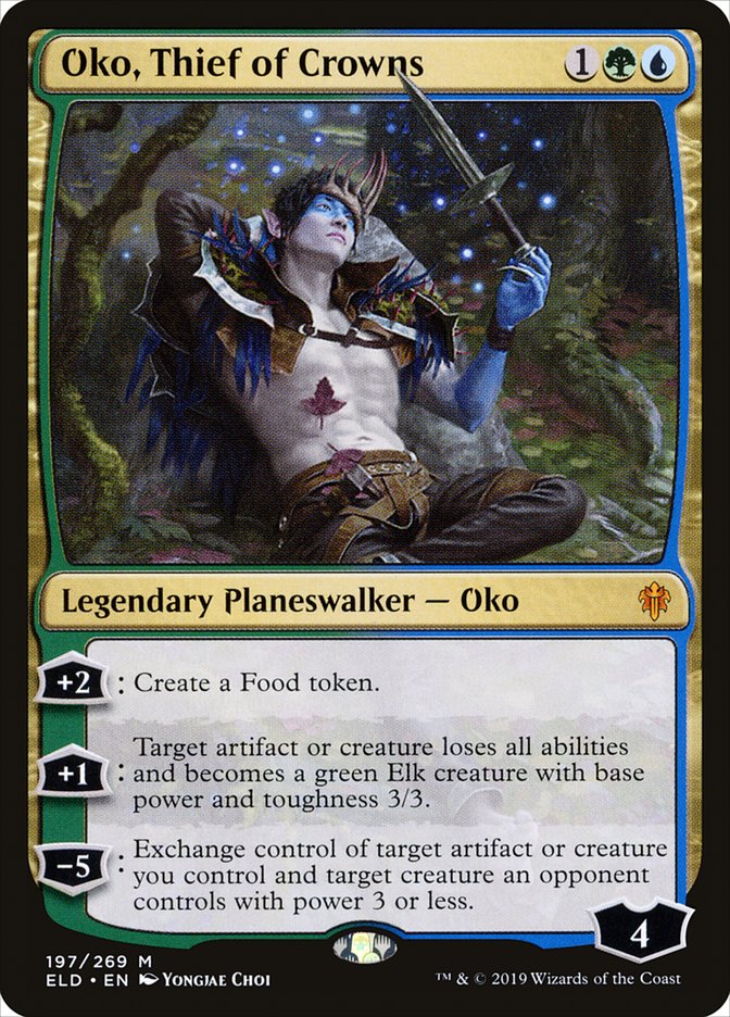 Oko, Thief of Crowns [Throne of Eldraine] | L.A. Mood Comics and Games