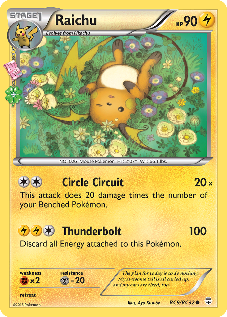 Raichu (RC9/RC32) [XY: Generations] | L.A. Mood Comics and Games