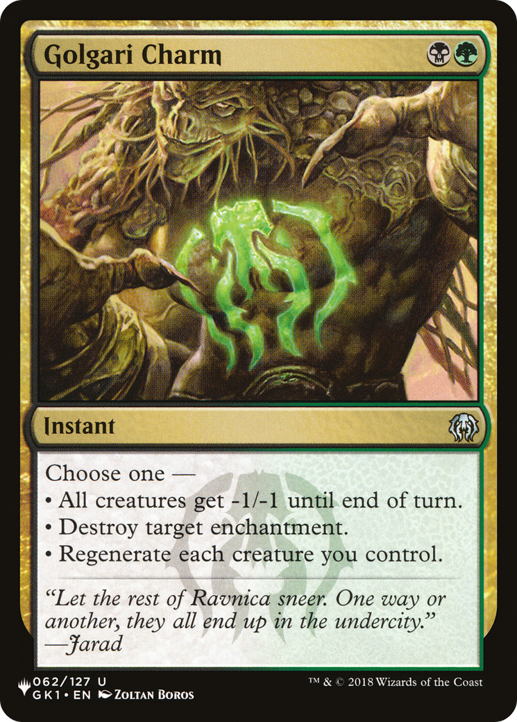 Golgari Charm [The List] | L.A. Mood Comics and Games