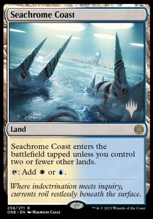 Seachrome Coast (Promo Pack) [Phyrexia: All Will Be One Promos] | L.A. Mood Comics and Games
