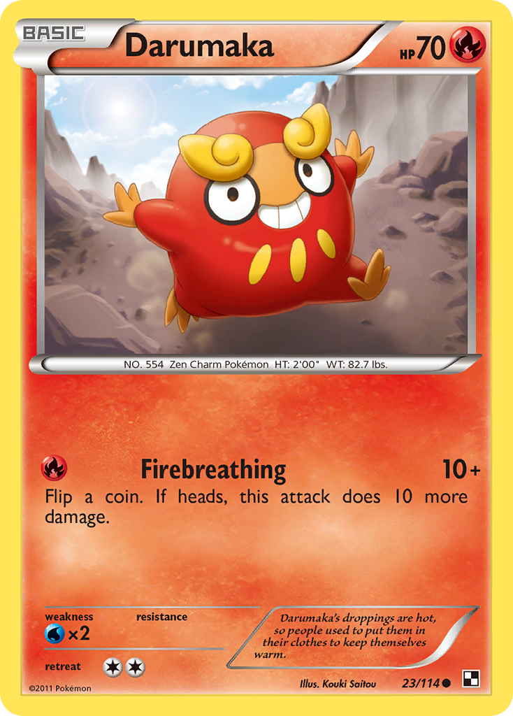 Darumaka (23/114) [Black & White: Base Set] | L.A. Mood Comics and Games