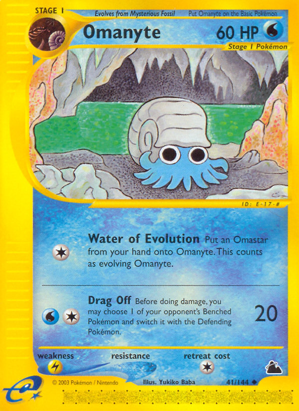 Omanyte (41/144) [Skyridge] | L.A. Mood Comics and Games