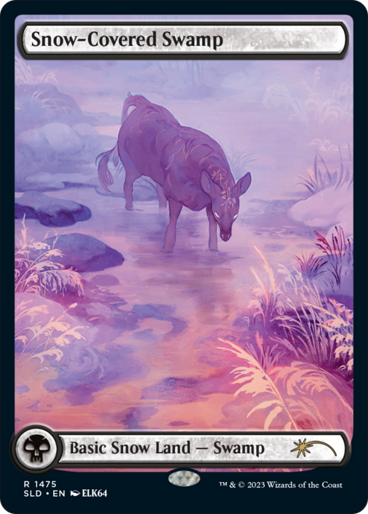 Snow-Covered Swamp (1475) [Secret Lair Drop Series] | L.A. Mood Comics and Games