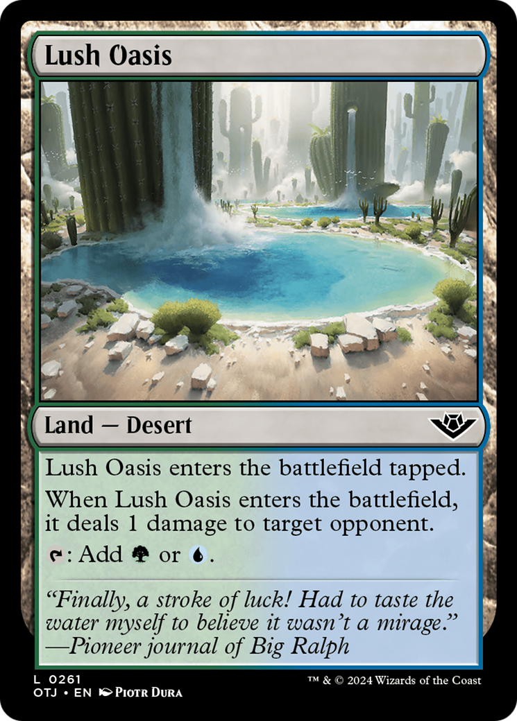 Lush Oasis [Outlaws of Thunder Junction] | L.A. Mood Comics and Games