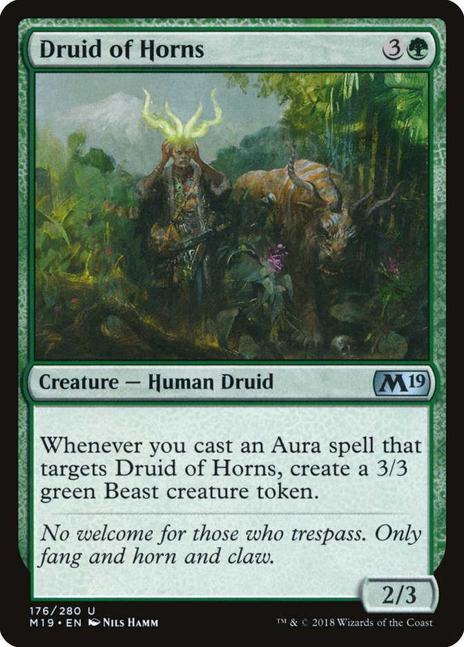 Druid of Horns [Core Set 2019] | L.A. Mood Comics and Games