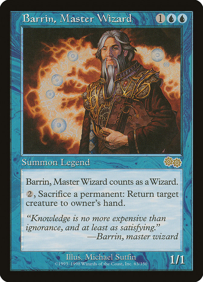 Barrin, Master Wizard [Urza's Saga] | L.A. Mood Comics and Games