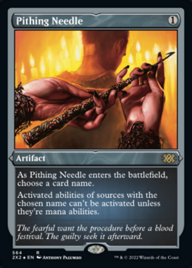 Pithing Needle (Foil Etched) [Double Masters 2022] | L.A. Mood Comics and Games