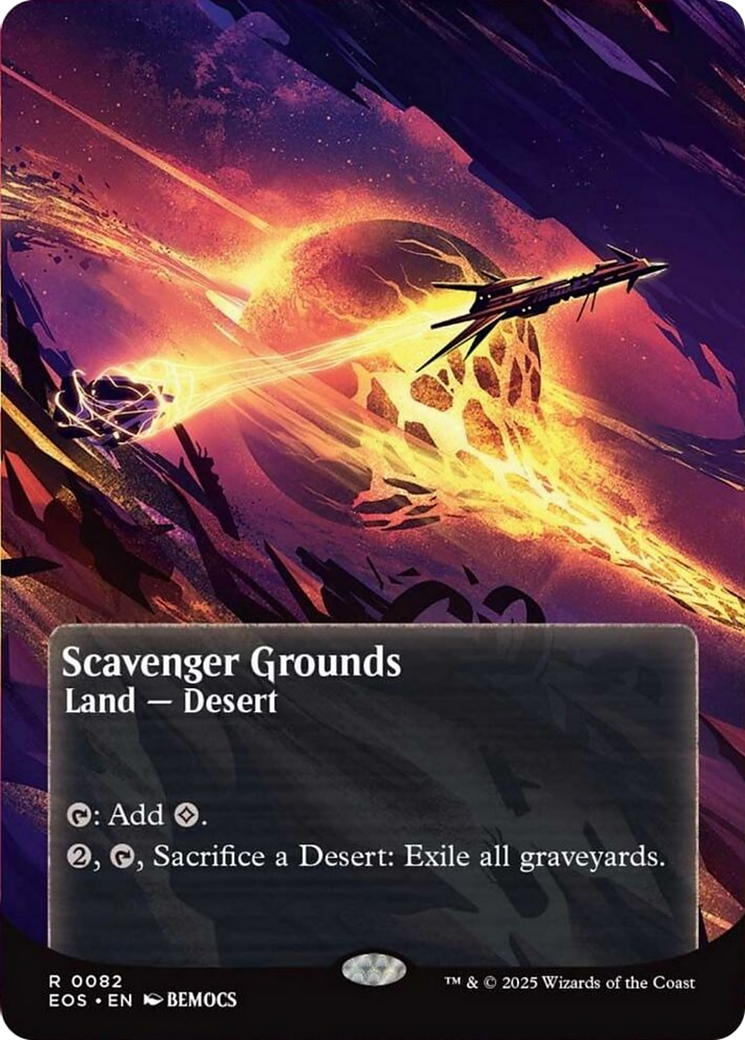Scavenger Grounds (0082) (Borderless) [Edge of Eternities: Stellar Sights] | L.A. Mood Comics and Games