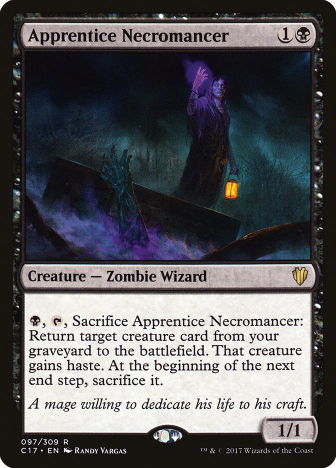 Apprentice Necromancer [Commander 2017] | L.A. Mood Comics and Games