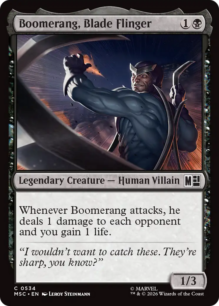 Boomerang, Blade Flinger [Marvel Super Heroes Commander] | L.A. Mood Comics and Games