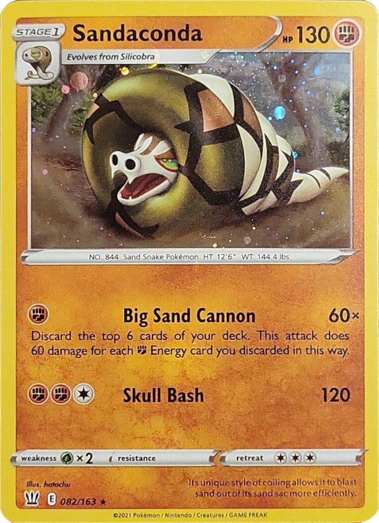 Sandaconda (082/163) (Cosmos Holo) [Sword & Shield: Battle Styles] | L.A. Mood Comics and Games
