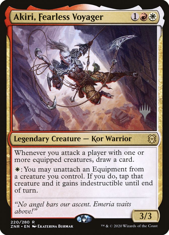Akiri, Fearless Voyager (Promo Pack) [Zendikar Rising Promos] | L.A. Mood Comics and Games
