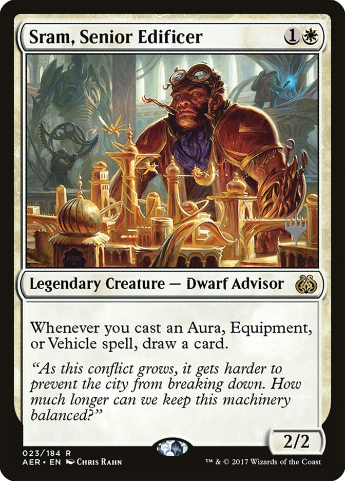 Sram, Senior Edificer [Aether Revolt Promos] | L.A. Mood Comics and Games