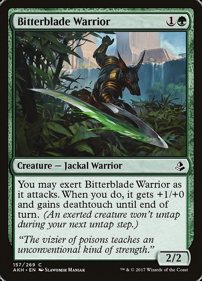 Bitterblade Warrior [Amonkhet] | L.A. Mood Comics and Games