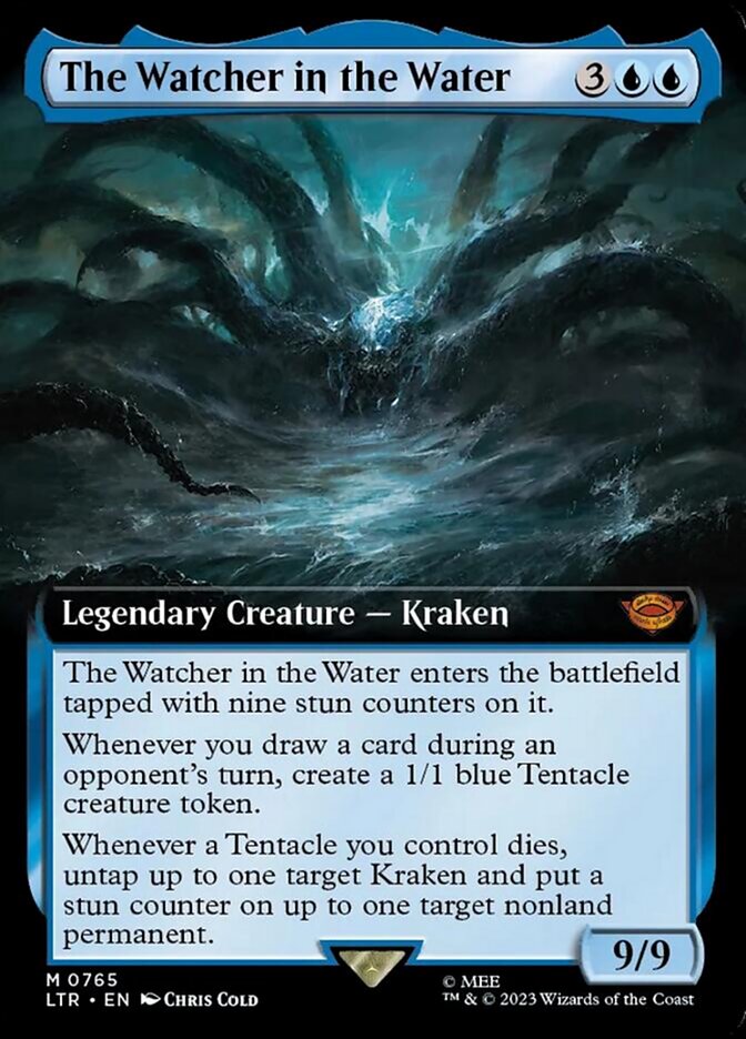The Watcher in the Water (Extended Art) (Surge Foil) [The Lord of the Rings: Tales of Middle-Earth] | L.A. Mood Comics and Games
